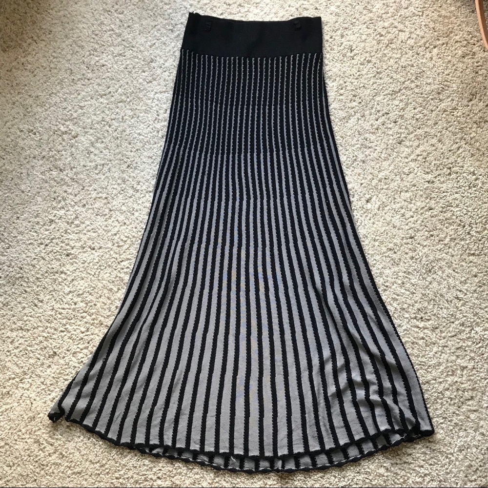 Lapis Stretch Maxi Sweater Skirt